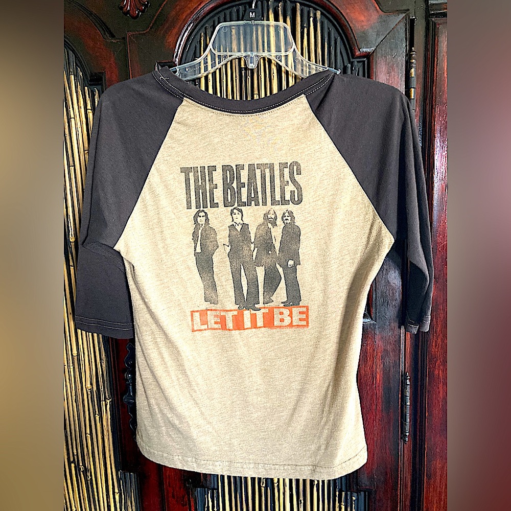 The Beatles T-Shirt Let It Be 3/4 length sleeves Las Vegas LOVE Cirque